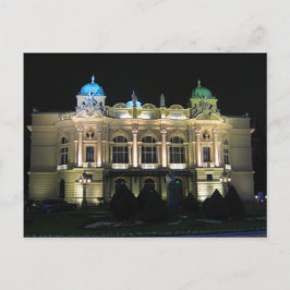 Postal Teatro Kraków Juliusz Słowacki.