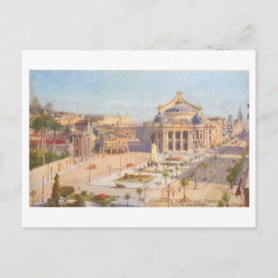 Postal Teatro Municipal Antiguo, Río de Janeiro, Brasil