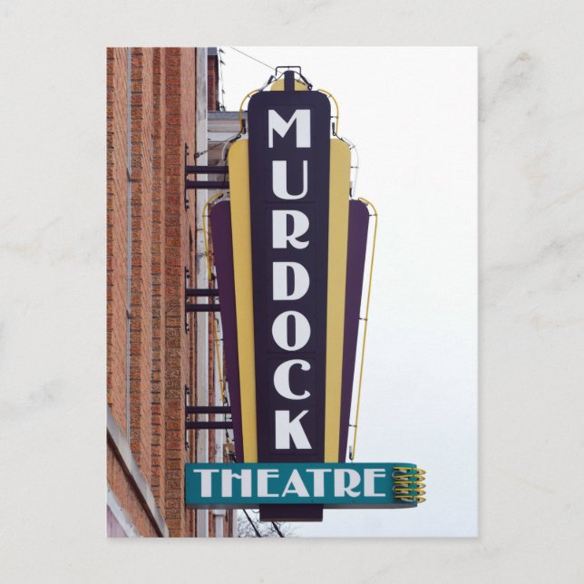 Postal Teatro Murdock, Wichita, Kansas (Anverso)