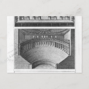 Postal Teatro Olímpico de Vicenza