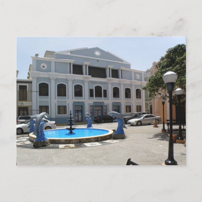 Postal Teatro Oliver (Anverso)