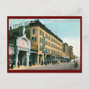 Postal Teatro Poli, Waterbury, CT 1910 Vintage