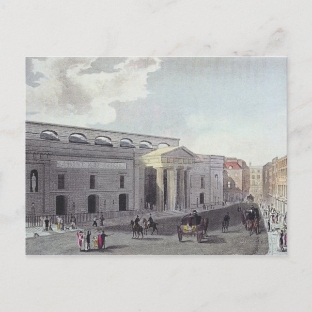 Postal Teatro real, Covent Garden, 1809 (Anverso)
