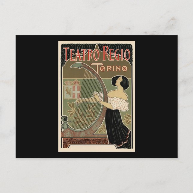 Postal Teatro Regio Torino (Anverso)