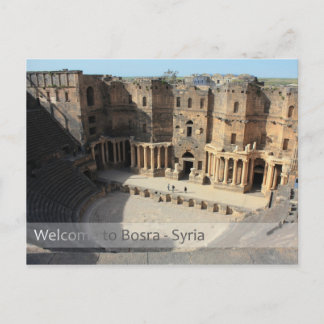 Postal Teatro romano Bosra, Siria