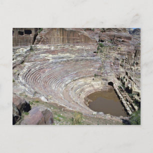 Postal Teatro Romano, Petra, Jordania