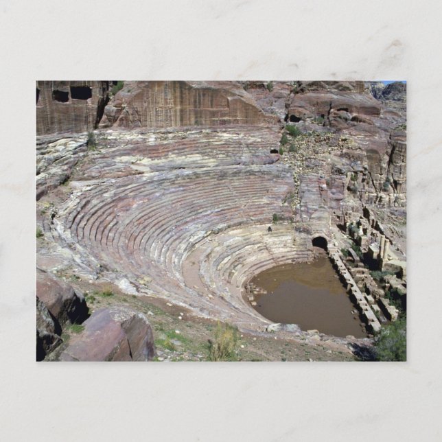 Postal Teatro Romano, Petra, Jordania (Anverso)
