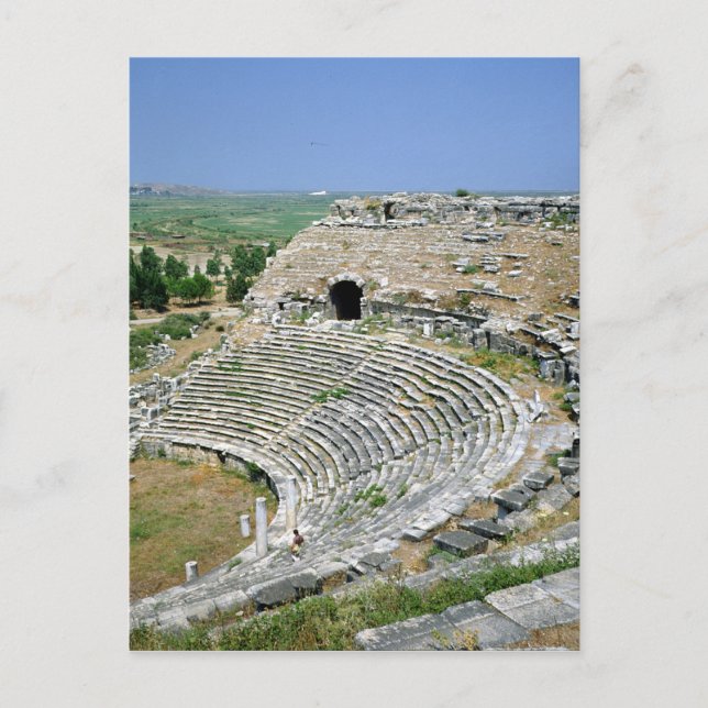 Postal Teatro romano, siglos I y II d.C. (Anverso)
