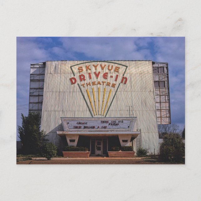 Postal Teatro Sky View Drive-In, Dothan, Alabama (Anverso)