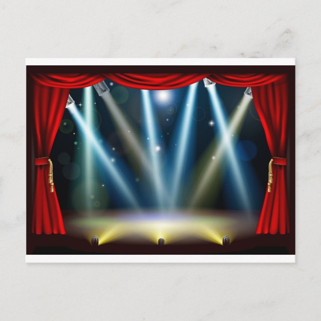 Postal Teatro Spotlight (Anverso)