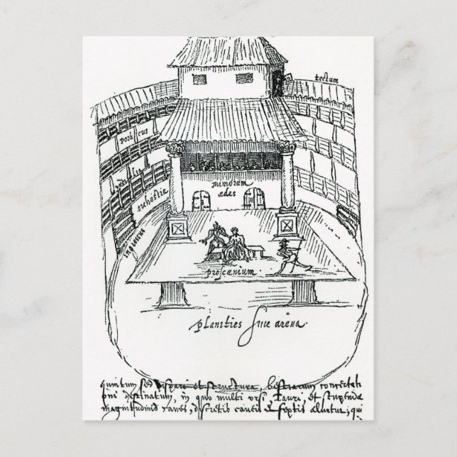 Postal Teatro Swan, Southwark (Anverso)