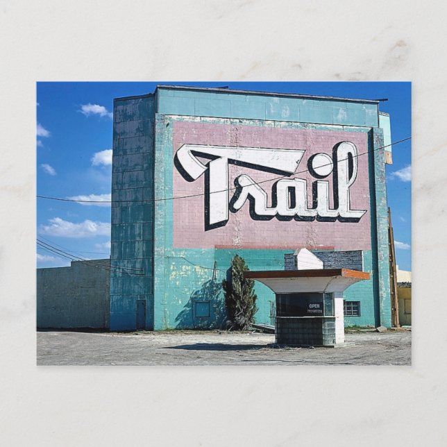 Postal Teatro Trail Drive-In, Ruta 66, Amarillo, Texas (Anverso)