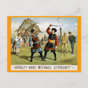 Postal Teatro Vintage "Michael Strogoff"