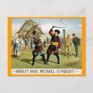Postal Teatro Vintage "Michael Strogoff"