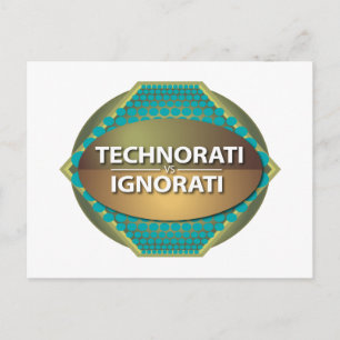 Postal Technorati vs Ignorati Horizontal