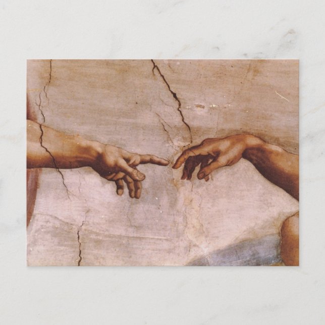 Postal Techo de Capilla Sixtina (Anverso)