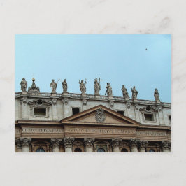 Postal Techo de la Basílica de San Pedro en Roma, Italia