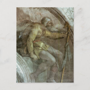 Postal Techo de la capilla de Sistine