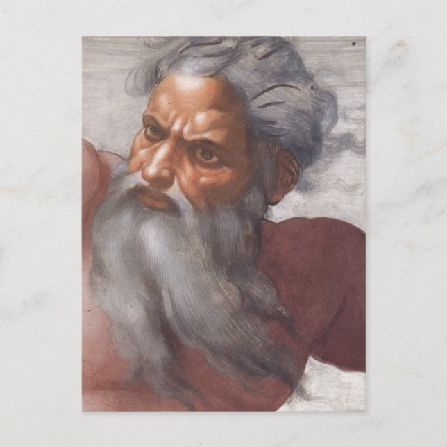 Postal Techo de la Capilla Sixtina (Anverso)