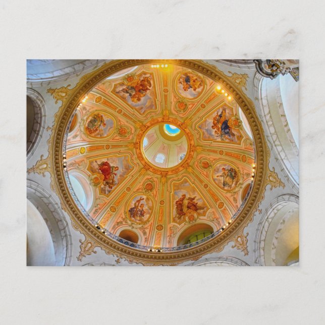 Postal Techo de la Cúpula de la Frauenkirche, Dresde, Ale (Anverso)