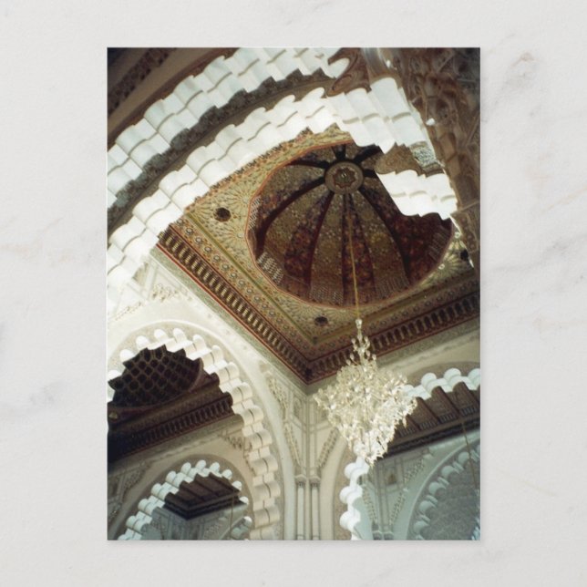 Postal techo de mezquita (Anverso)