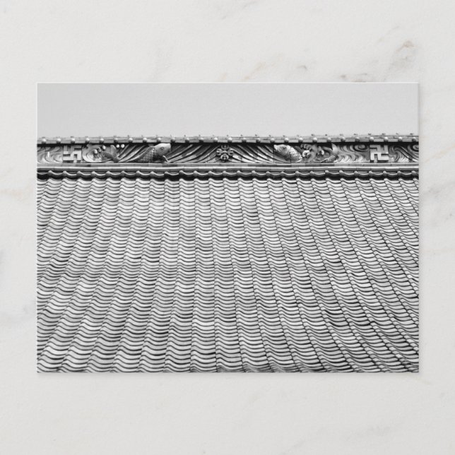 Postal Techo del templo: Kyoto (Anverso)