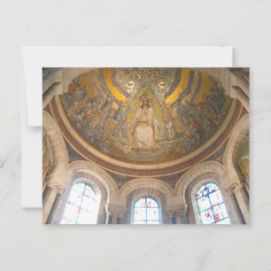 Postal Techo mosaico de la Basílica del Sagrado Corazón