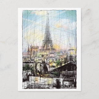 Postal Techos de París