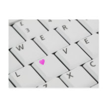 Teclado de amor - Postcard