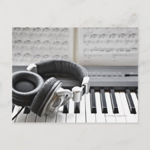Postal Teclado de piano eléctrico