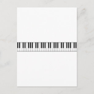 Postal Teclas de teclado / piano: