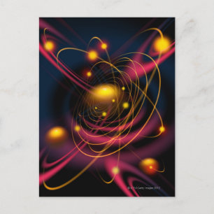 Postal Técnica de ilustracion informático