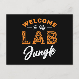 Postal Técnico De Laboratorio Bienvenido A Mi Jungla De L