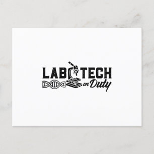 Postal Técnico De Laboratorio De Laboratorio De Ciencia D