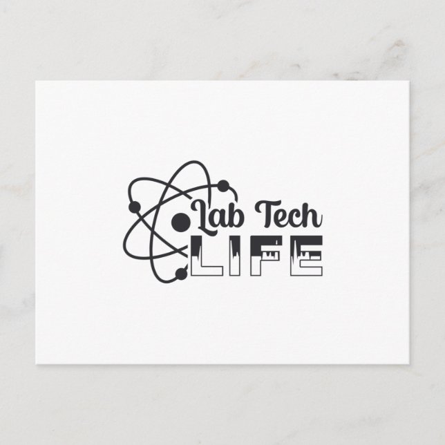 Postal Técnico de Médica de Ciencias Laboratorio Técnico  (Anverso)