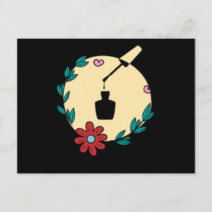 Postal Técnico de tecnología de Nail Floral Manicurista P