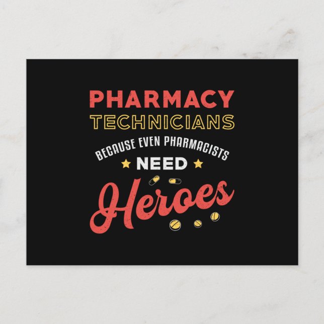 Postal Técnicos de Farmacia Técnico Farmacéutico (Anverso)