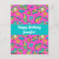 Tecnología de cosecha de Neon Pink Bright Pattern 