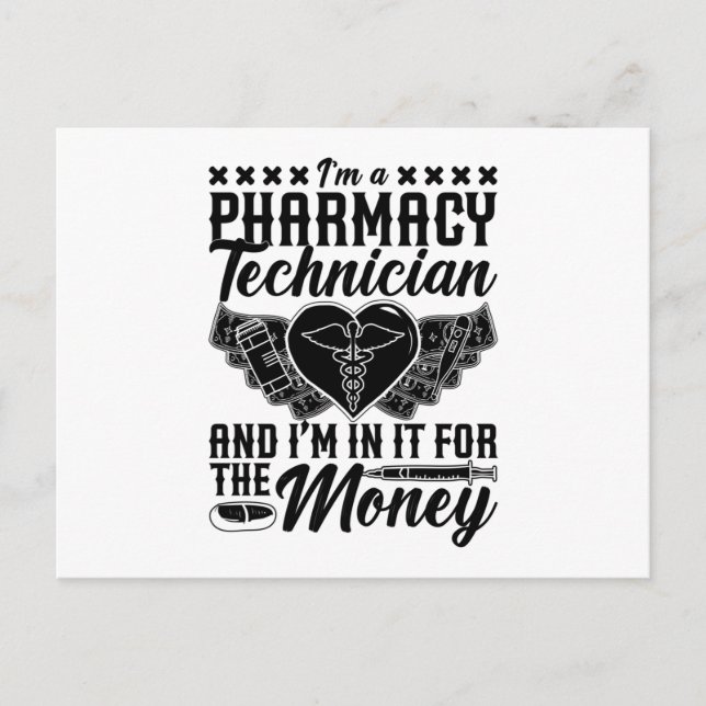 Postal Tecnología de Medicina Farmacéutica Soy Técnico de (Anverso)