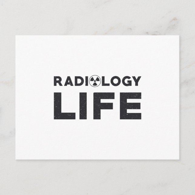 Postal Tecnología de radiología de Rad de vida tecnologis (Anverso)