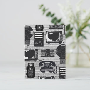 Postal Tecnología retro