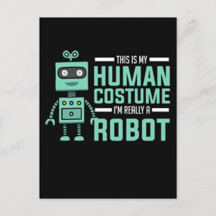 Postal Tecnología Robot Funny Robot Guay