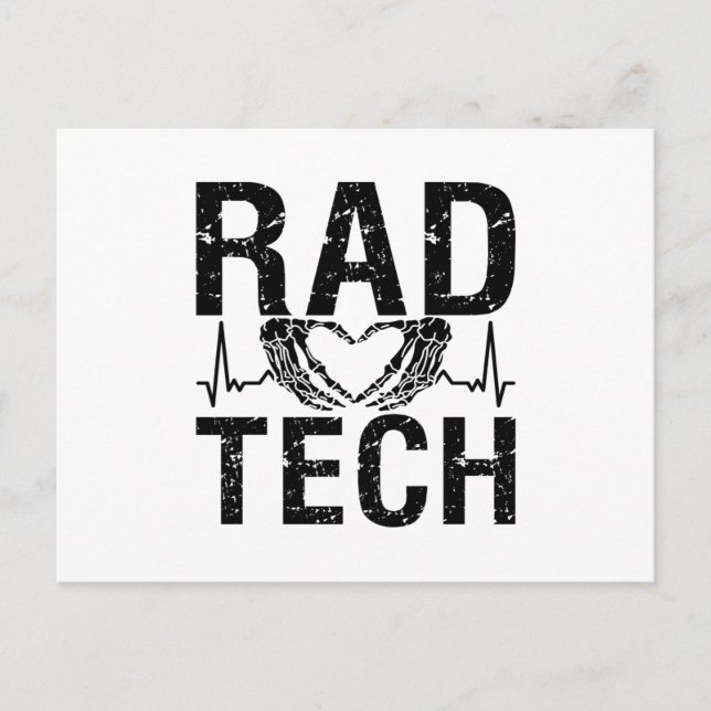 Postal Tecnólogo de Rad Tech Radiology (Anverso)