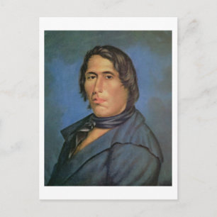 Postal Tecumseh (1768-1813) (aceite sobre lienzo)