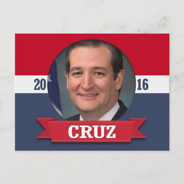 Postal Ted Cruz 2016 (Anverso)