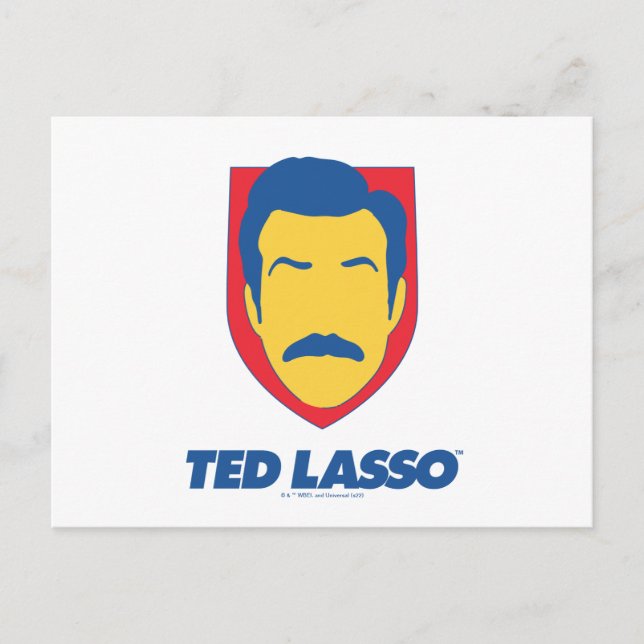 Postal Ted Lasso | Icono de cara (Anverso)