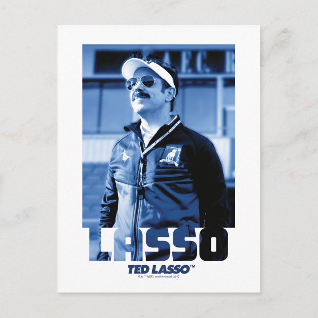 Postal Ted Lasso | Lasso Photo Portrait Graphic (Anverso)