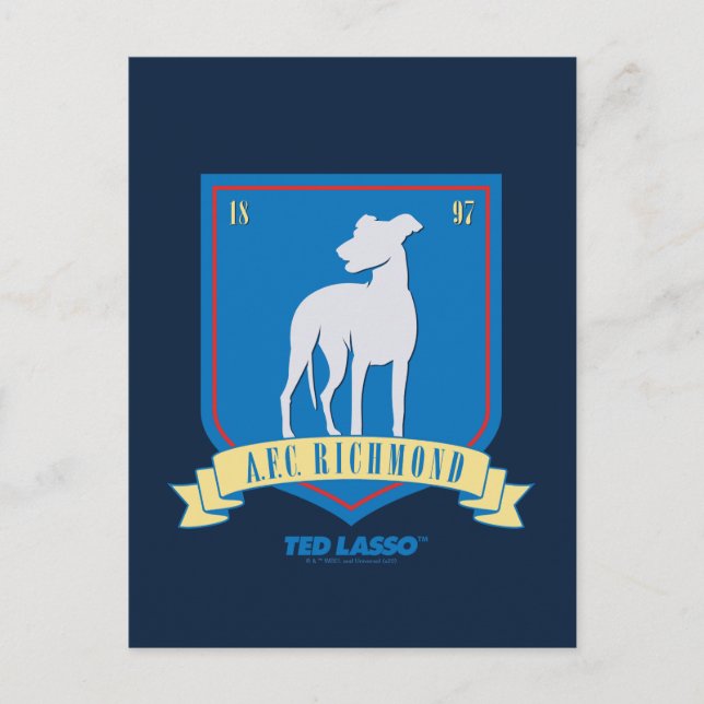 Postal Ted Lasso | Logo del equipo AFC Richmond (Anverso)