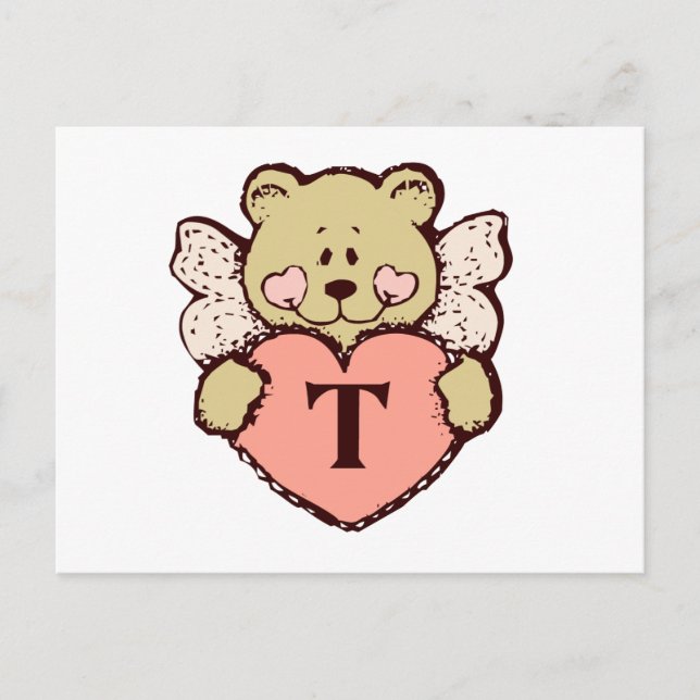 Postal Teddy Angel T (Anverso)