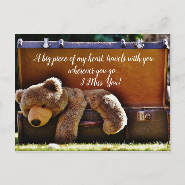 Postal Teddy Bear (Anverso)